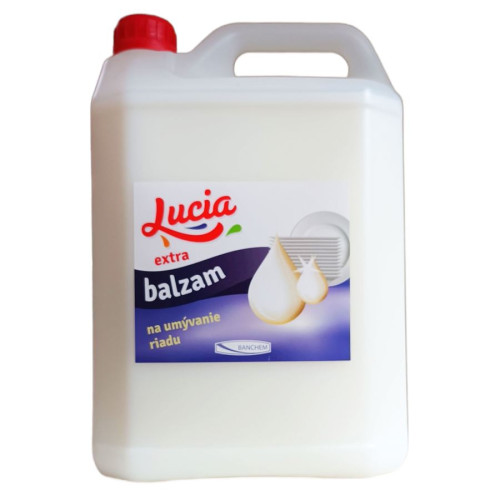 Prostriedok na ručné umývanie riadu s ochranou pokožky LUCIA EXTRA Balzam 5 l 