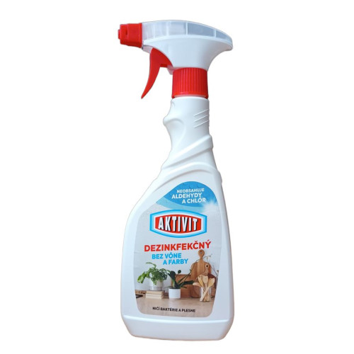 Dezinfekčný prostriedokbez vône a farby 500 ml AKTIVIT 