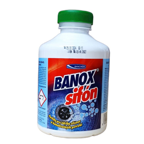 Tuhý čistič sifónov a kanalizačných potrubí BANOX Sifón 500 g 