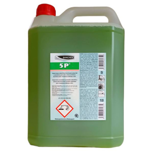 Čistiaci a dezinfekčný prostriedok 5P 5L