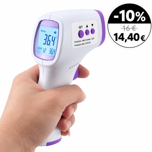 Bezdotykový infračervený teplomer s LCD displejom HG01
