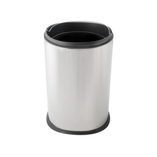 Nerezový odpadkový kôš bez veka, 12 litrov