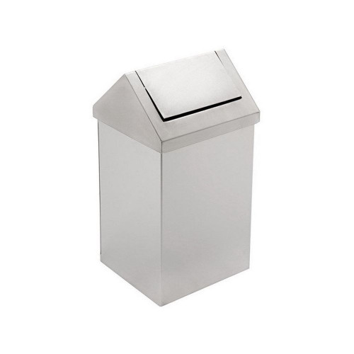 Nerezový odpadkový kôš s výklopným vekom, 11litrov